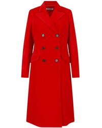 Jil Sander - Double-Breasted Coat - Lyst