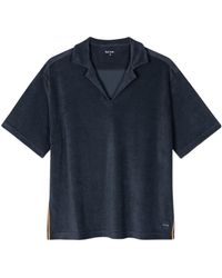 Paul Smith - Logo Patch Straight Hem Polo Shirt - Lyst
