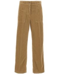 Aspesi - Corduroy Straight-Leg Pants - Lyst