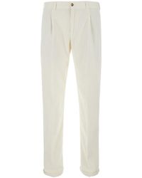 Pt Pantaloni - Pt Torino Pleated Straight Leg Pants - Lyst
