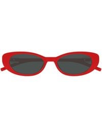 Gucci - Eyewear G String Oval Frame Sunglasses - Lyst