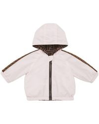 Fendi - Nylon Reversible Baby Windbreaker Jacket - Lyst