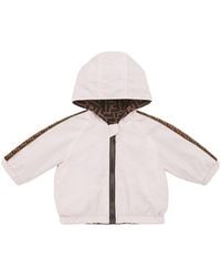 Fendi - Nylon Reversible Baby Windbreaker Jacket - Lyst