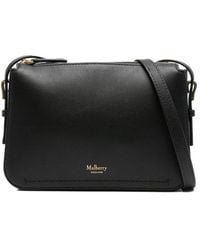 Mulberry - Clovelly Leather Zip-Top Cross Body Bag - Lyst