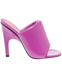 The Attico - The Rem Heeled Open-Toe Mules - Lyst