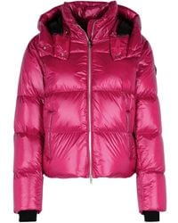 Moose Knuckles - Logo-Patch Zipped Down Jacket - Lyst