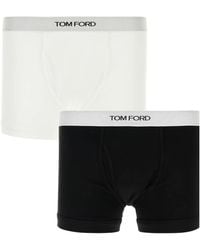 Tom Ford - Logo-Print Boxer Briefs - Lyst