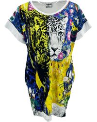 Just Cavalli - Printed T-Shirt - Lyst