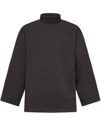 Lemaire - Mélange-Effect Sweatshirt - Lyst