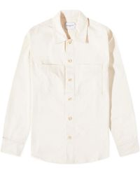 Maison Kitsuné - Profile Fox Cotton Gabardine Shirt - Lyst