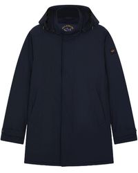 Paul & Shark - Hooded Padded Jacket - Lyst
