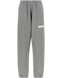 MM6 by Maison Margiela - Elastic-Waistband Tapered Trousers - Lyst