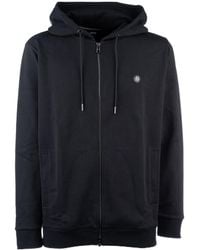 BOSS - Boss Logo Patch Zipped Hoodie - Lyst