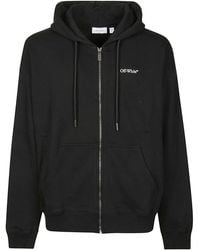 Off-White c/o Virgil Abloh - Zip Hooded Sweatshirt - Lyst