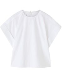 JOSEPH - Fassia Cotton Poplin Blouse - Lyst