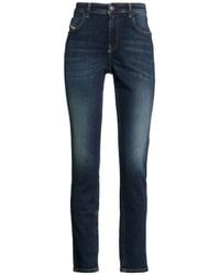 DIESEL - Dark Wash Skinny Jeans - Lyst