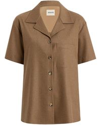KHAITE - Short-Sleeve Pocket Shirt - Lyst