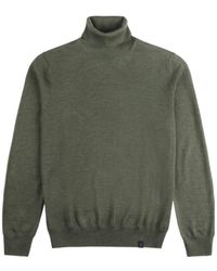 Fay - High Neck Wool Knitwear - Lyst