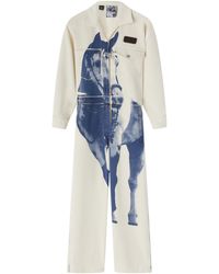 Pinko - X Patrick Mcdowell Horse-Print Jumpsuit - Lyst