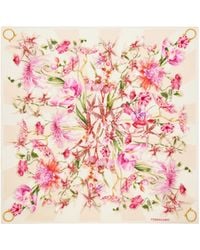 Ferragamo - Ferragamo Gaia Printed Scarf - Lyst