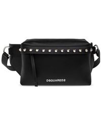 DSquared² - Spike-Studded Belt Bag - Lyst