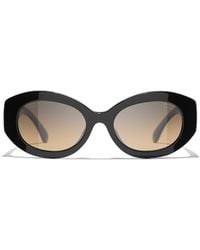 CHANEL - Full Frame Sunglasses - Lyst