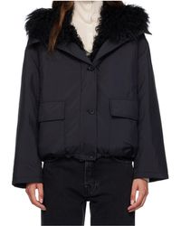 Yves Salomon - Doudoune Down Fur Jacket - Lyst