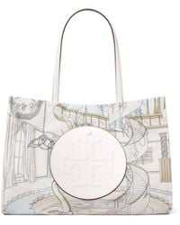 Tory Burch - Small Ella Printed Tote Bag - Lyst