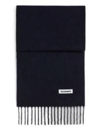 Jil Sander - Slim Wool Scarf - Lyst