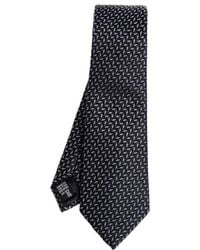 Giorgio Armani - Geometric Pattern Tie - Lyst