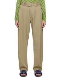 Bottega Veneta - Tapered Leg Trousers - Lyst