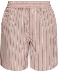 Isabel Marant - Vataya Striped Elasticated-Waistband Shorts - Lyst