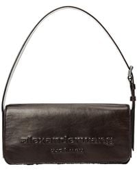 Alexander Wang - Punch Flap Leather Shoulder Bag - Lyst