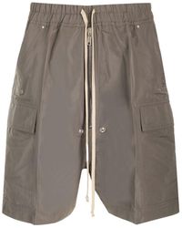 Rick Owens - Cargobela Wide-Leg Cargo Shorts - Lyst