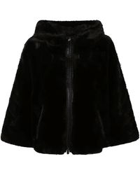 Pinko - Faux Fur Hooded Jacket - Lyst