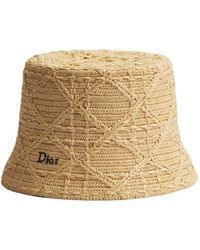 Dior - Iviera Cannage Teddy-D Small Brim Bucket Hat - Lyst