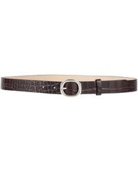 Rag & Bone - Crocodile-Print Belt - Lyst