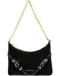 Givenchy - Voyou Velvet Shoulder Bag - Lyst