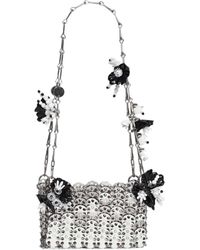 Rabanne - Rabanne Floral Disc Shoulder Bag - Lyst