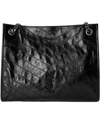 Saint Laurent - Solid Color Shoulder Bag - Lyst