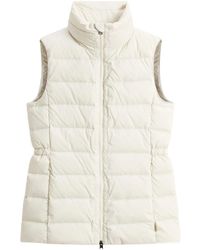 Woolrich - Padded High-Neck Gilet - Lyst