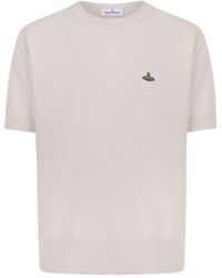 Vivienne Westwood - Orb Embroidered Alex T-Shirt - Lyst