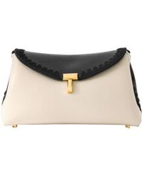 TOTEME - Totême T-Lock Embroidered Mini Clutch Bag - Lyst