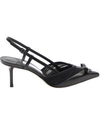 Jimmy Choo - Afia Mesh Slingback Pumps - Lyst
