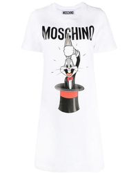 Moschino - Cartoon Print T-Shirt Dress - Lyst