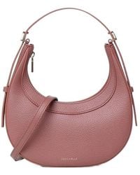 Coccinelle - Curved Zip Shoulder Bag - Lyst