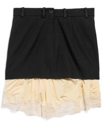 Balenciaga 'sartoriale Lingerie' Skirt in Black | Lyst