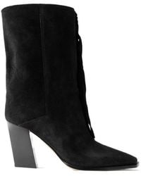 Jimmy Choo - Fringed Suede Boots - Lyst