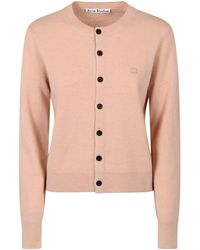 Acne Studios - Face-Patch Button Cardigan - Lyst