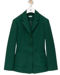 Loewe - Single-Breasted Patch Pocket Blazer - Lyst